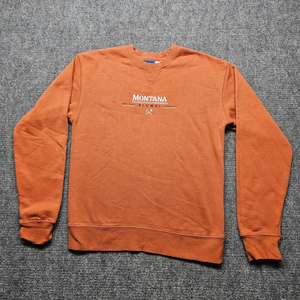 Montana Tech Alumni Sweatshirt Gear for Sports Orange Small G1092 475